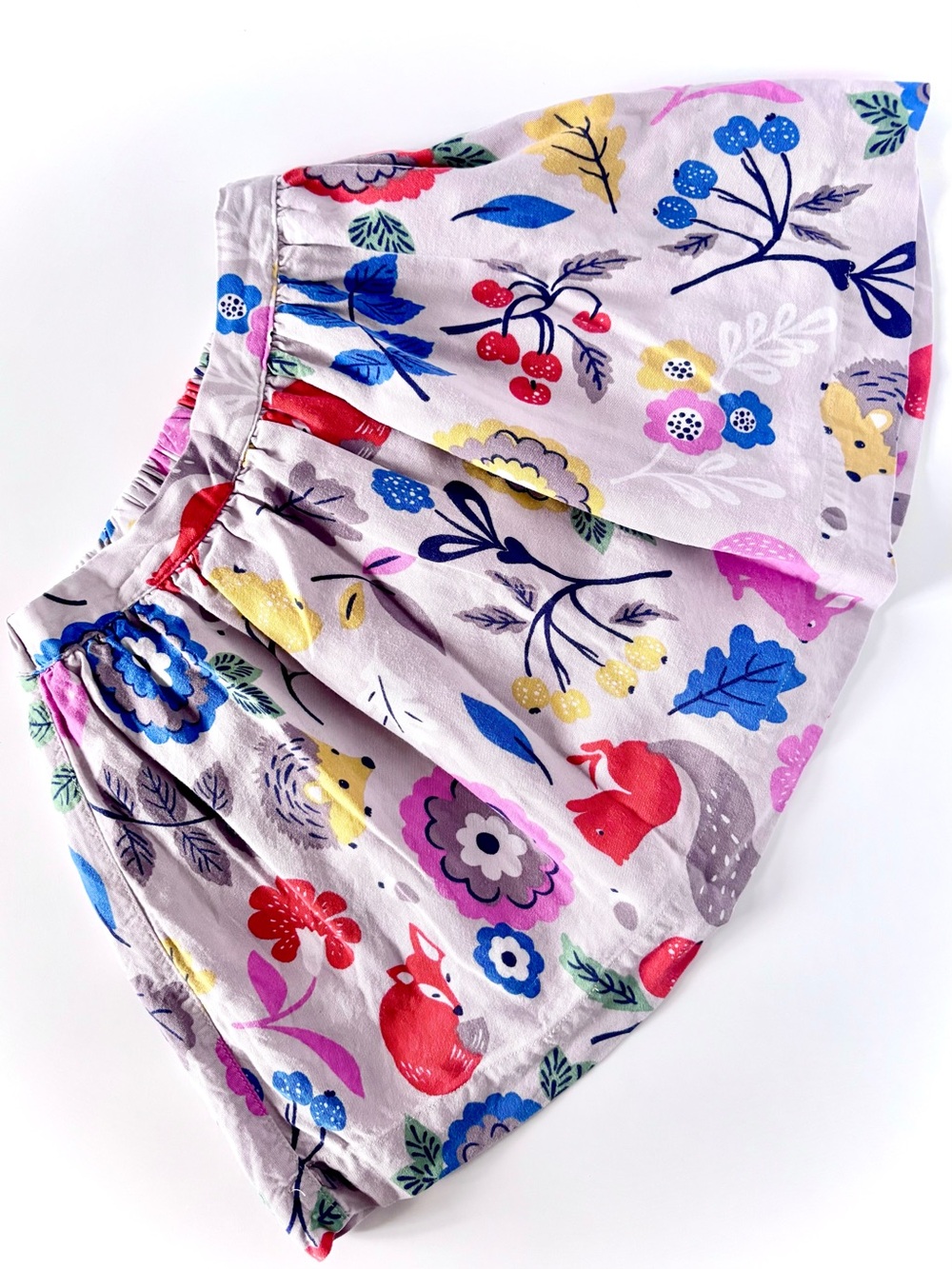 Mini Boden Woodland Animals Skirt | EUC | Girls 3-4